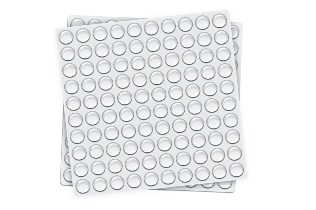 Cabinet Door Rubber Bumpers 100Pcs Self Adhesive 10mmx4mm