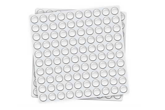 Cabinet Door Rubber Bumpers 500Pcs Self Adhesive 8mmx2.2mm
